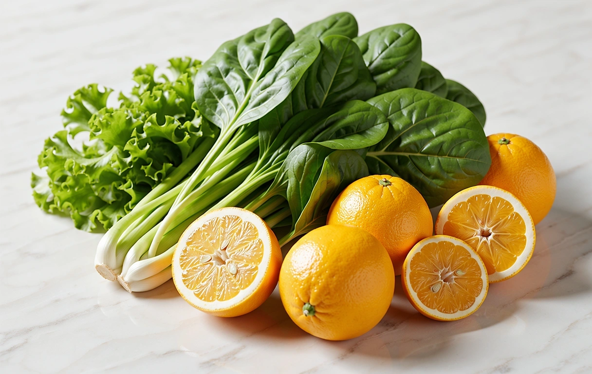 Frische Zutaten für gesunde Ernährung